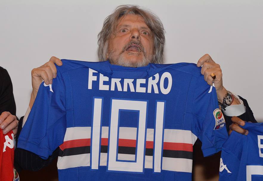 Ferrero mostra la maglia numero 101 e spiega: 
